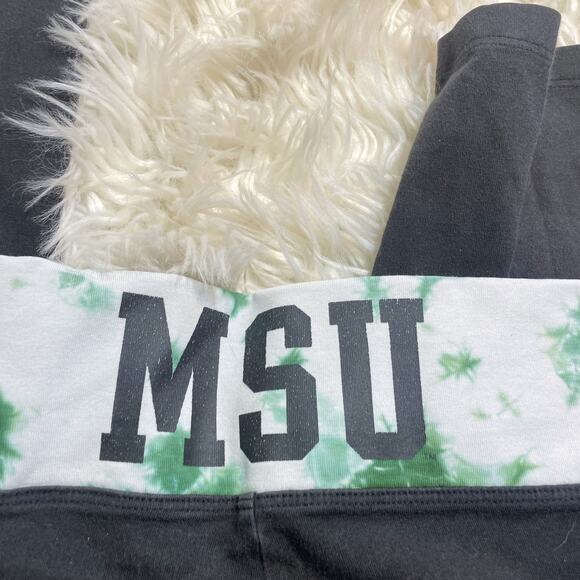 VICTORIA’S SECRET PINK Michigan State University Tie Dye Cropped Leggings Large - Picture 6 of 6